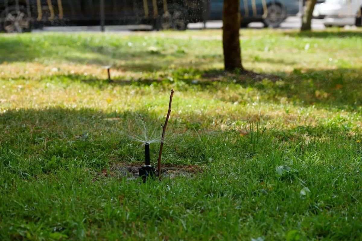 В городских скверах продолжаются работы по монтажу и обслуживанию систем автоматического полива В городских скверах продолжаются работы по монтажу и обслуживанию систем автоматического полива