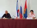 Сегодня глава администрации Советского района Александр Харламов провёл аппаратное совещание по ключевым социальным вопросам с участием председателя Советского районного совета Виктории Грицай