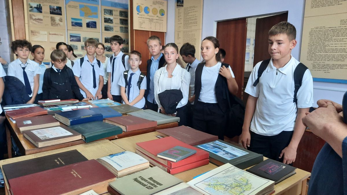 В Музее мелиорации Крыма прошел экоурок для школьников