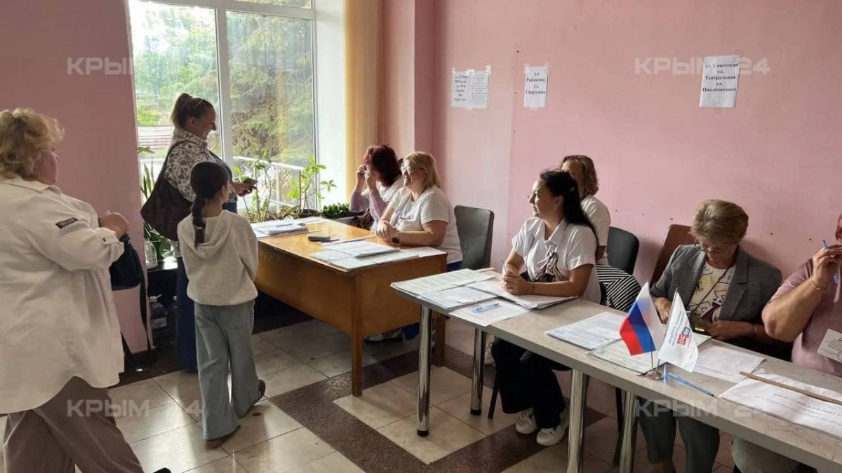 Завершился первый день голосования в Крыму