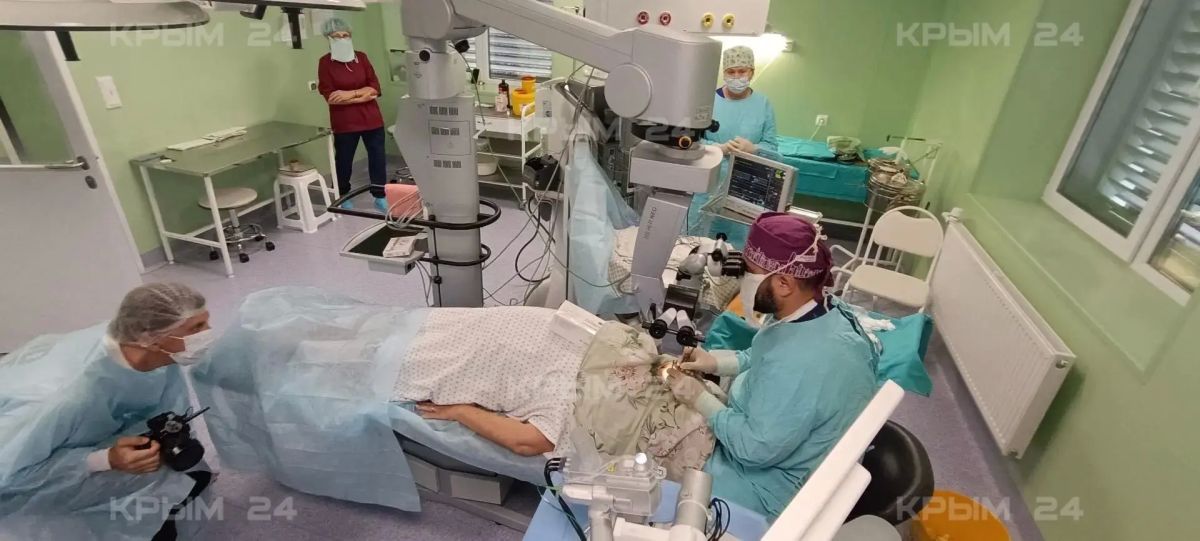 В Крыму появилась первая система для лечения катаракты за 65 млн рублей В Крыму появилась первая система для лечения катаракты за 65 млн рублей