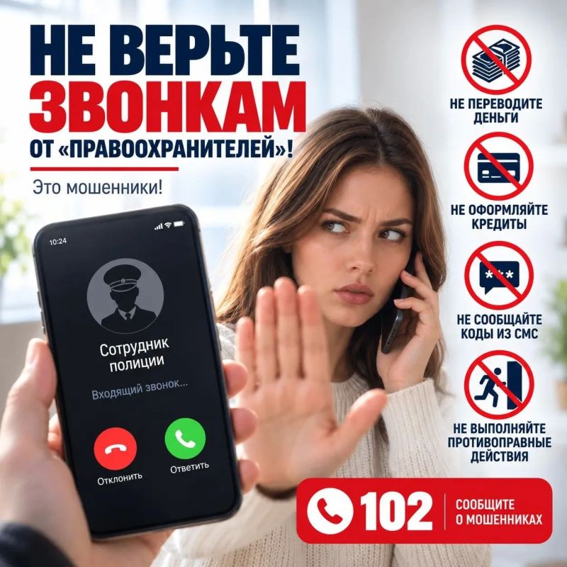 Полиция Крыма предупреждает: не выполняйте указания незнакомцев по телефону