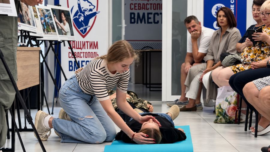 В Штабе общественной поддержки проходят бесплатные инструктажи по первой помощи В Штабе общественной поддержки проходят бесплатные инструктажи по первой помощи
