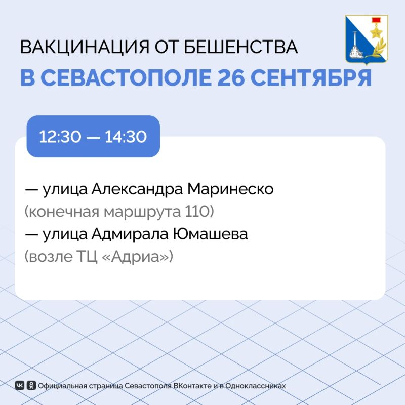 Ещё более 80 домашних питомцев вакцинировали от бешенства в Севастополе Ещё более 80 домашних питомцев вакцинировали от бешенства в Севастополе
