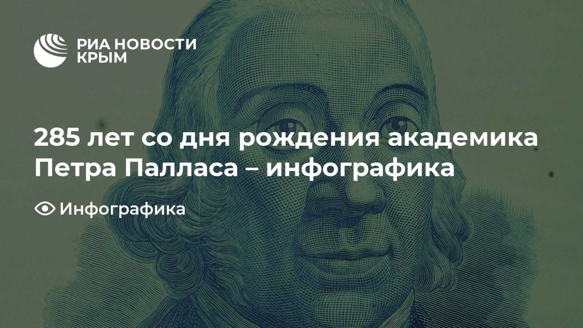 285 лет со дня рождения академика Петра Палласа – инфографика