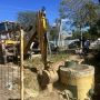 В Керчи продолжается устранение аварии на линии водоснабжения