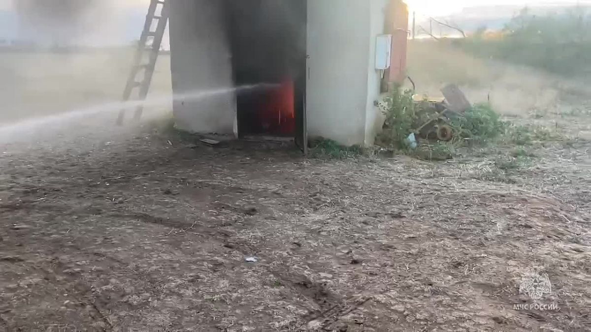 Трансформатор вспыхнул в Красногвардейском районе