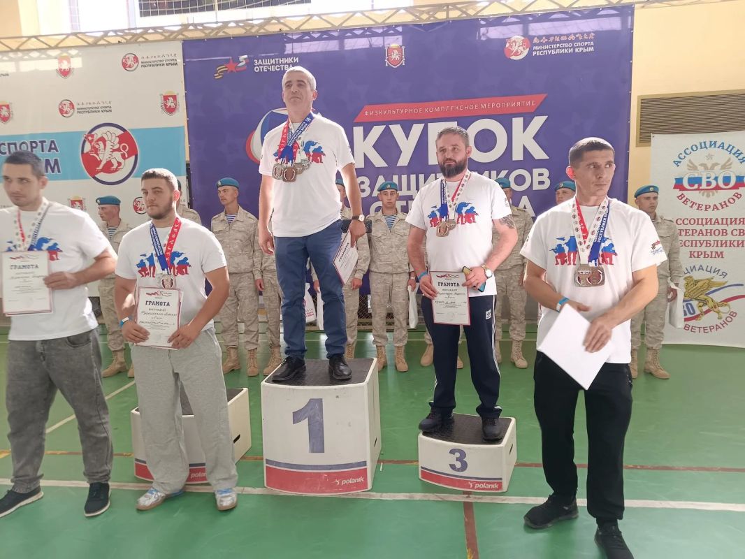 Спортивный Сакский район. На базе ГБУ "Центра спортивной подготовки сборных команд Республики Крым" состоялся региональный этап комплексного физкультурного мероприятия среди ветеранов СВО "Кубок Защитников Отечества". ... Спортивный Сакский район. На базе ГБУ "Центра спортивной подготовки сборных команд Республики Крым" состоялся региональный этап комплексного физкультурного мероприятия среди ветеранов СВО "Кубок Защитников Отечества". ...