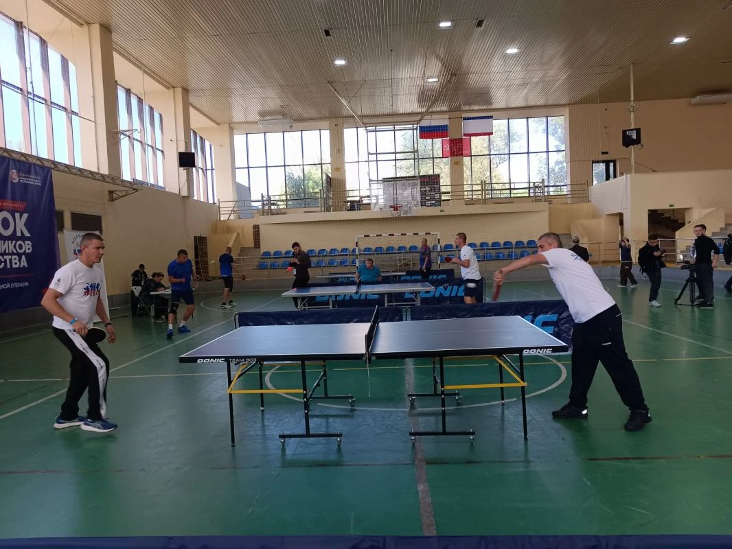 Спортивный Сакский район. На базе ГБУ "Центра спортивной подготовки сборных команд Республики Крым" состоялся региональный этап комплексного физкультурного мероприятия среди ветеранов СВО "Кубок Защитников Отечества". ... Спортивный Сакский район. На базе ГБУ "Центра спортивной подготовки сборных команд Республики Крым" состоялся региональный этап комплексного физкультурного мероприятия среди ветеранов СВО "Кубок Защитников Отечества". ...
