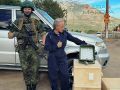 Два майора: Бойцам МОГ, охраняющим небо Крыма, благодаря народному сбору, передали три прожектора ПВО СОВА, чтобы бойцы могли еще эффективнее выполнять свои боевые задачи по уничтожению вражеских беспилотников
