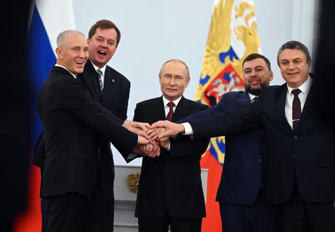 Василий Грабован: Сегодня День, когда наша страна вернула под свое крыло жителей Донецкой и Луганской Народных Республик, Запорожской и Херсонской областей!