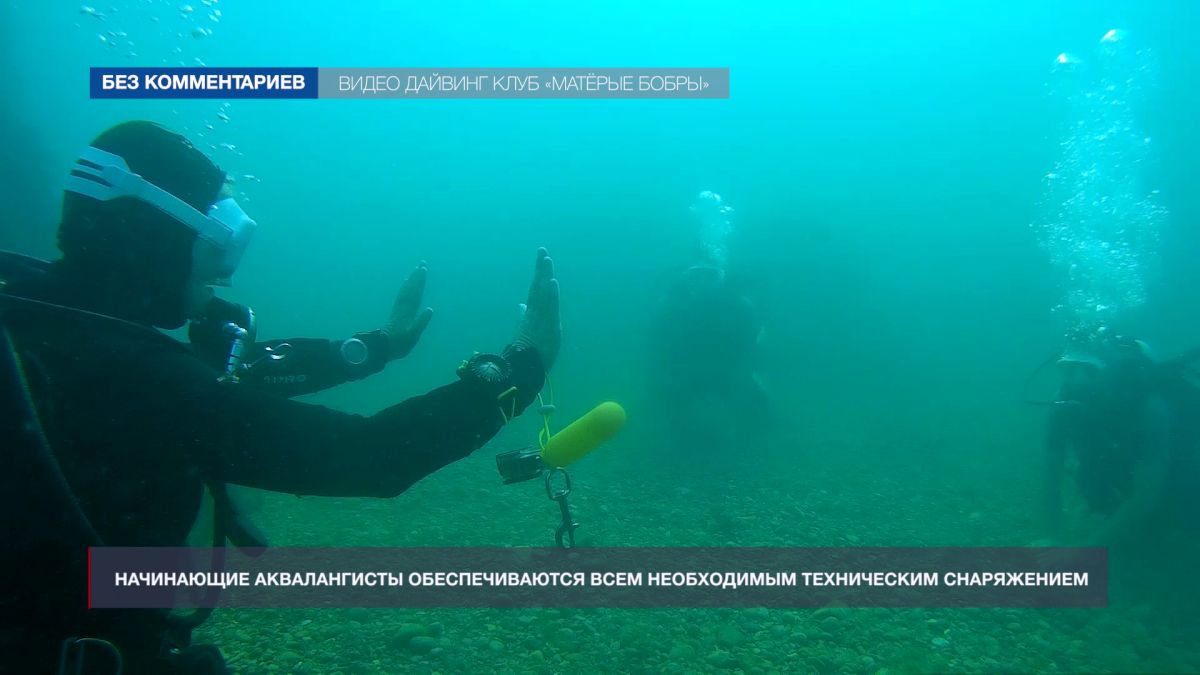 В Севастополе работает дайвинг-клуб «Матёрые бобры»