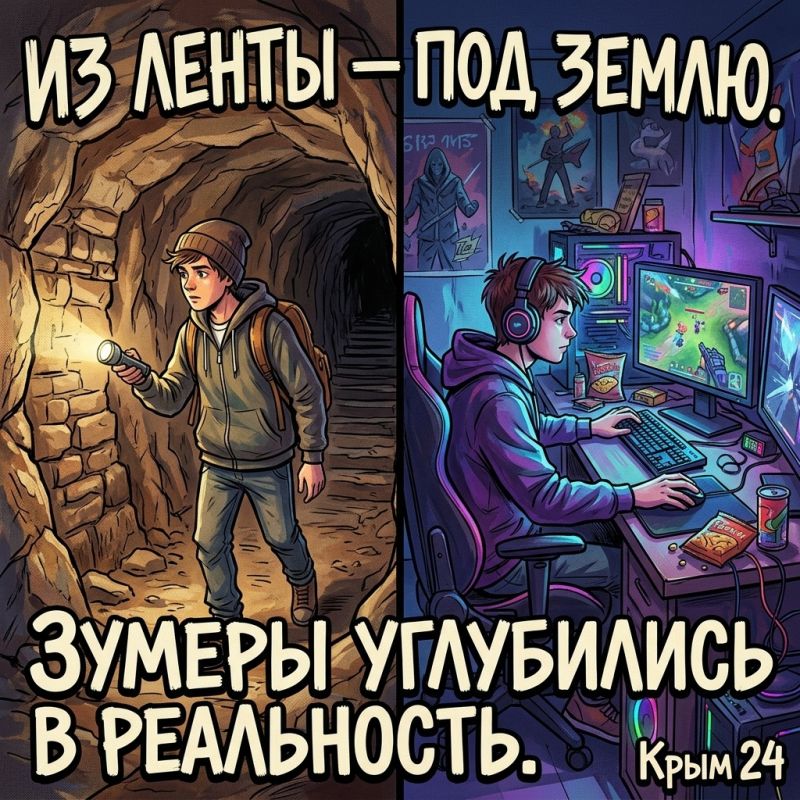 Из ленты — под землю. Зумеры углубились в реальность