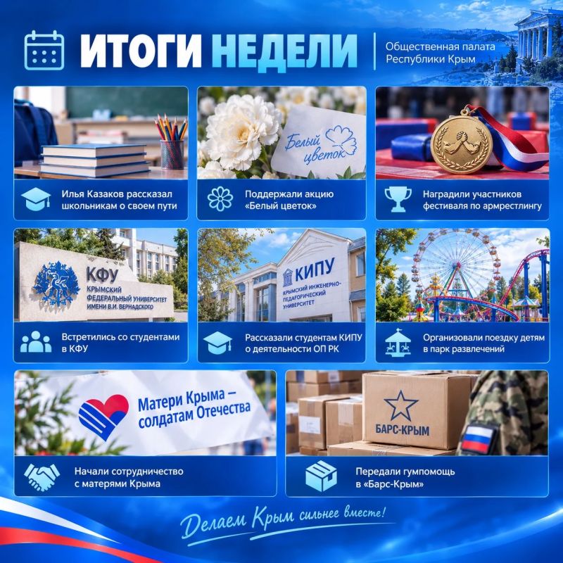 Итоги недели в ОП РК:. Илья Казаков рассказал школьникам о своем пути