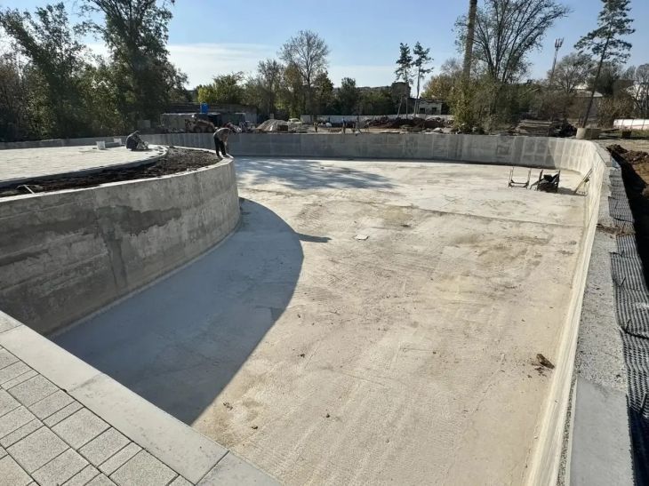 В Сакском курортном парке завершается первый этап реконструкции