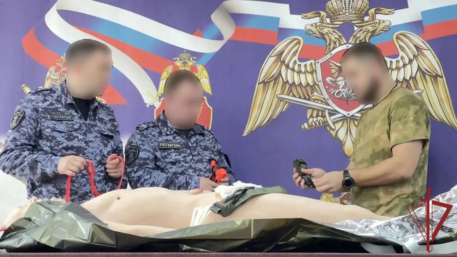 Для сотрудников Росгвардии в Севастополе провели уникальный курс практических занятий по оказанию медицинской помощи