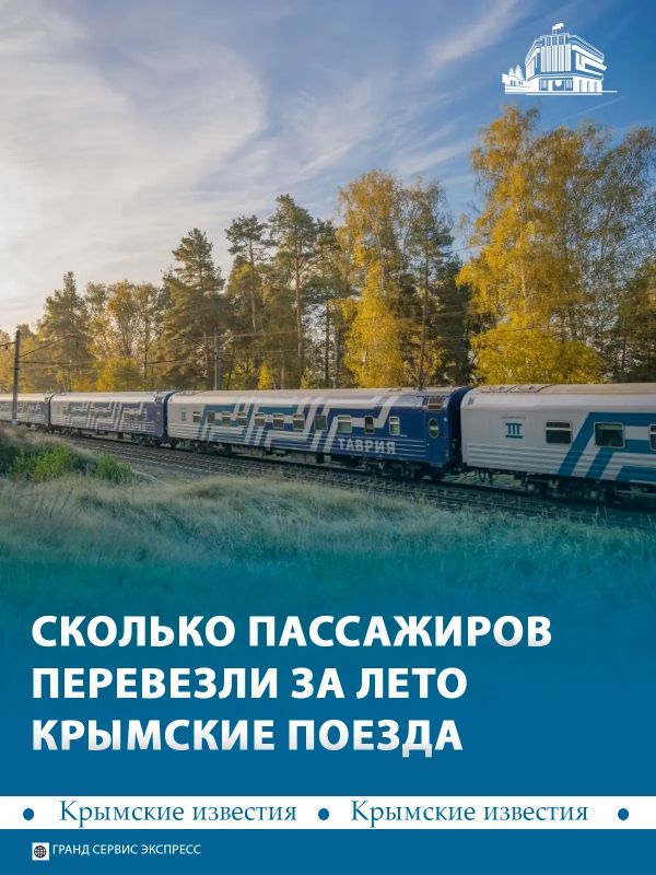Больше 1,7 млн пассажиров перевезли поезда в Крым и обратно с 1 мая по 30 сентября