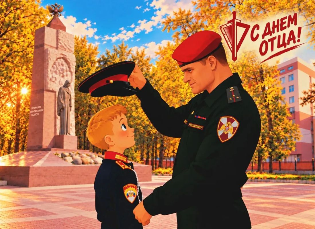 На службе — отец, а дома — папа