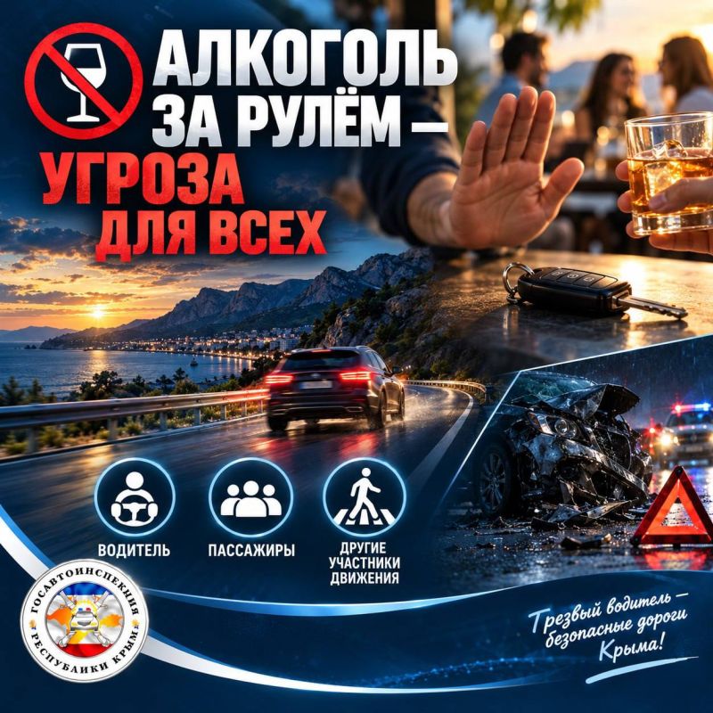 АЛКОГОЛЬ ЗА РУЛЁМ - УГРОЗА ДЛЯ ВСЕХ