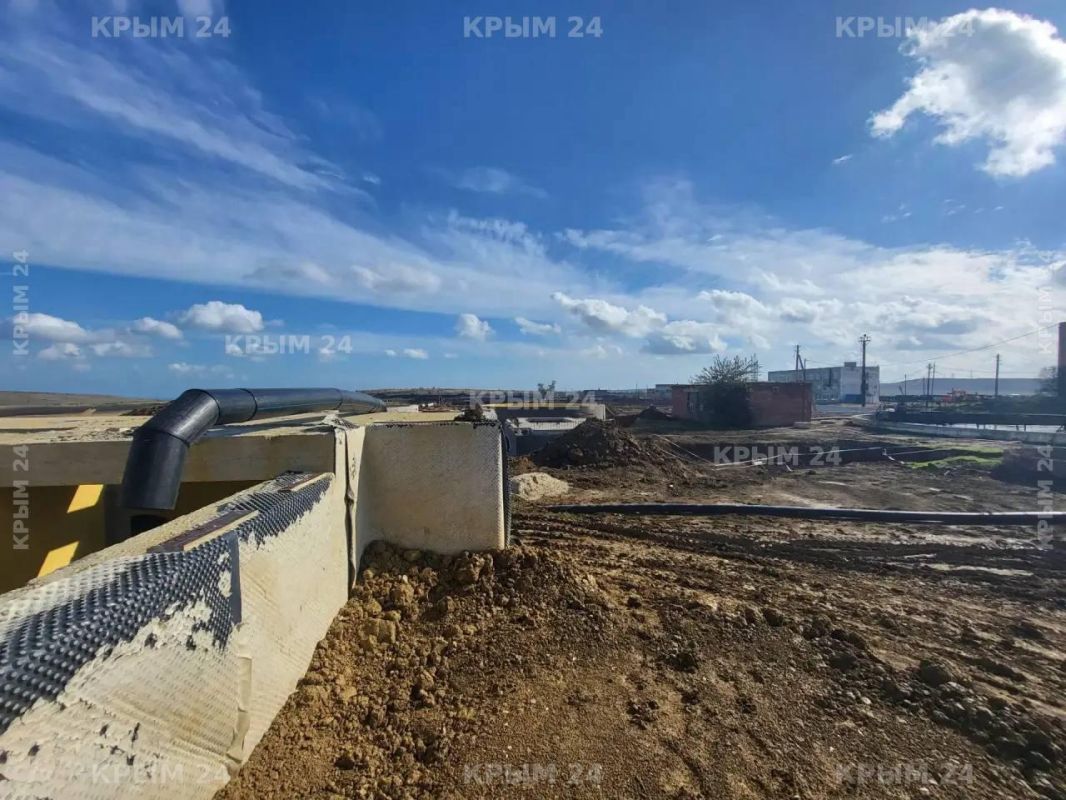 Очистные сооружения в Керчи готовы на 35%
