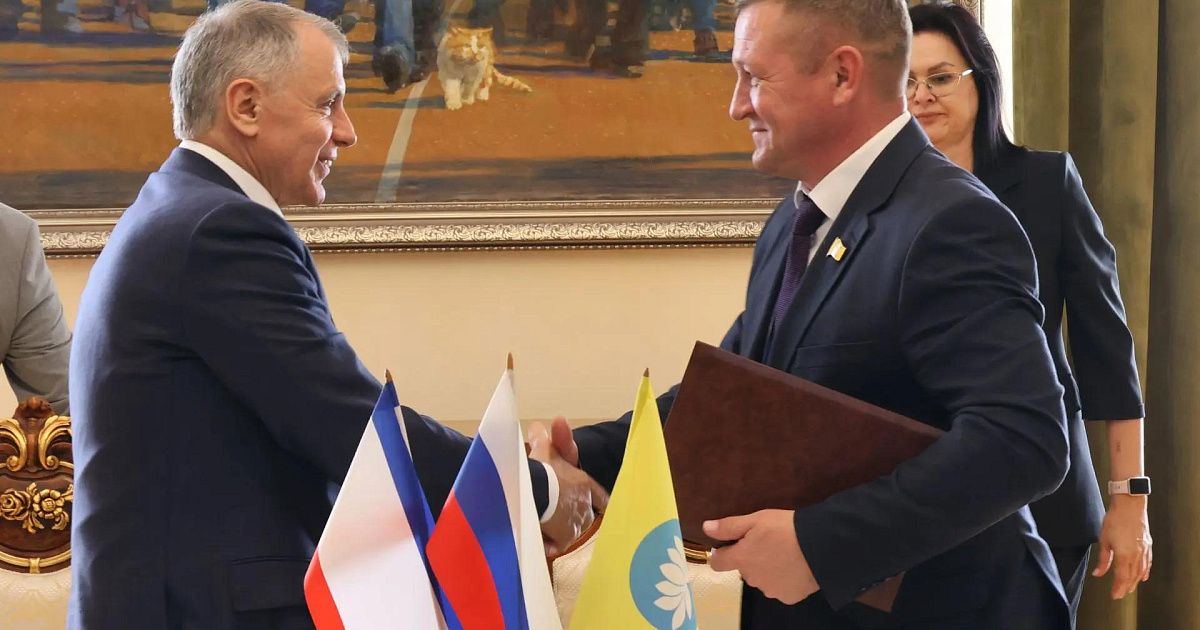 Крым и Калмыкия подписали соглашение о межпарламентском сотрудничестве