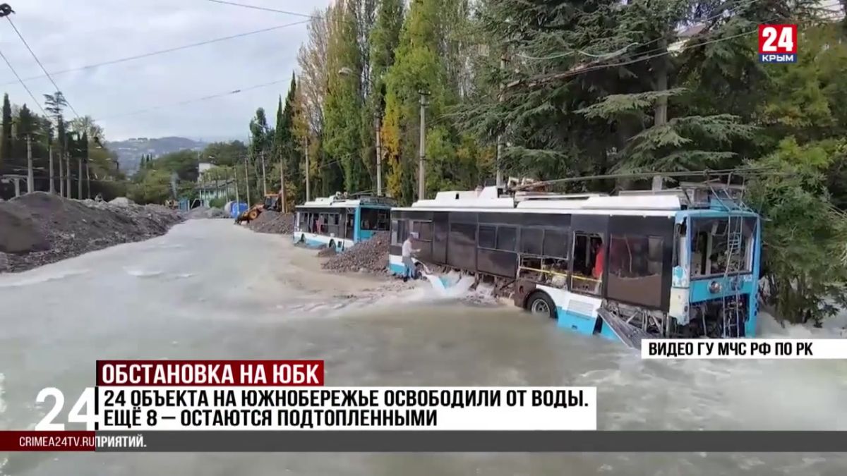 24 объекта на Южнобережье освободили от воды