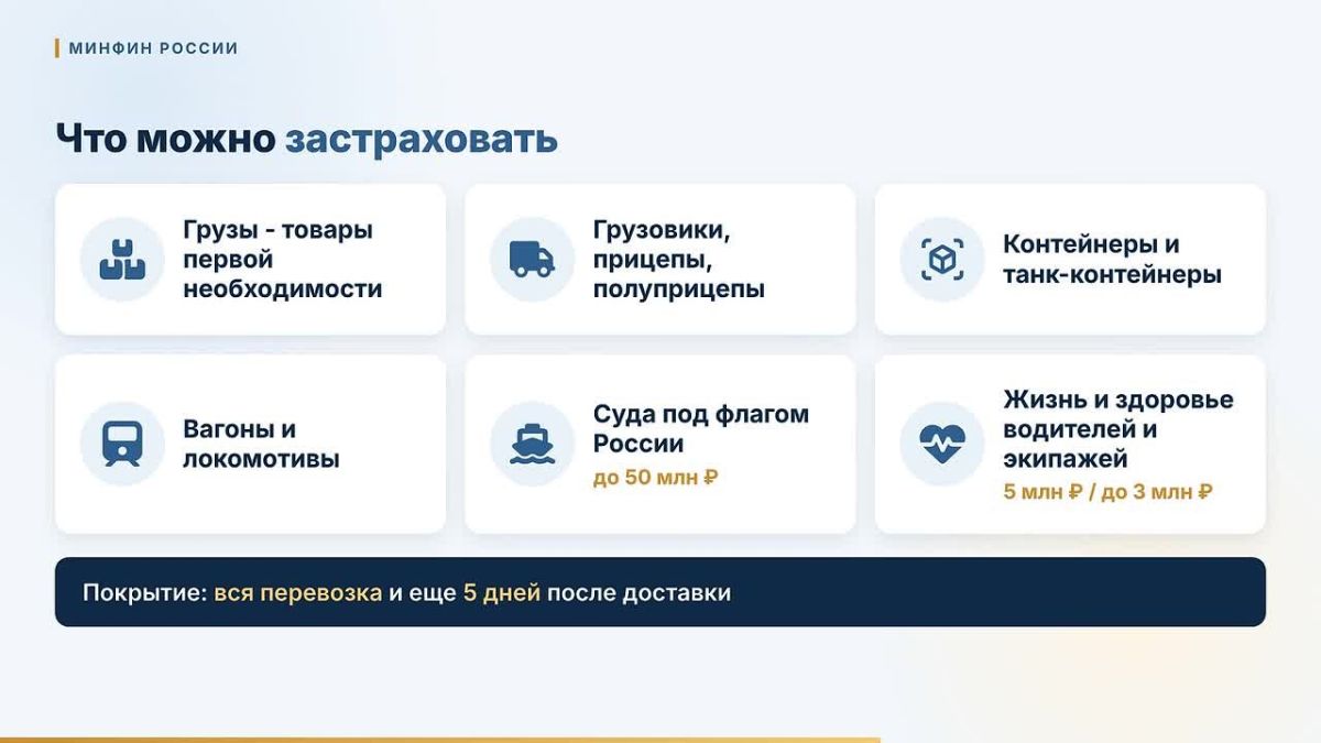 Страхование военных рисков с господдержкой при грузоперевозках — это надежная защита бизнеса