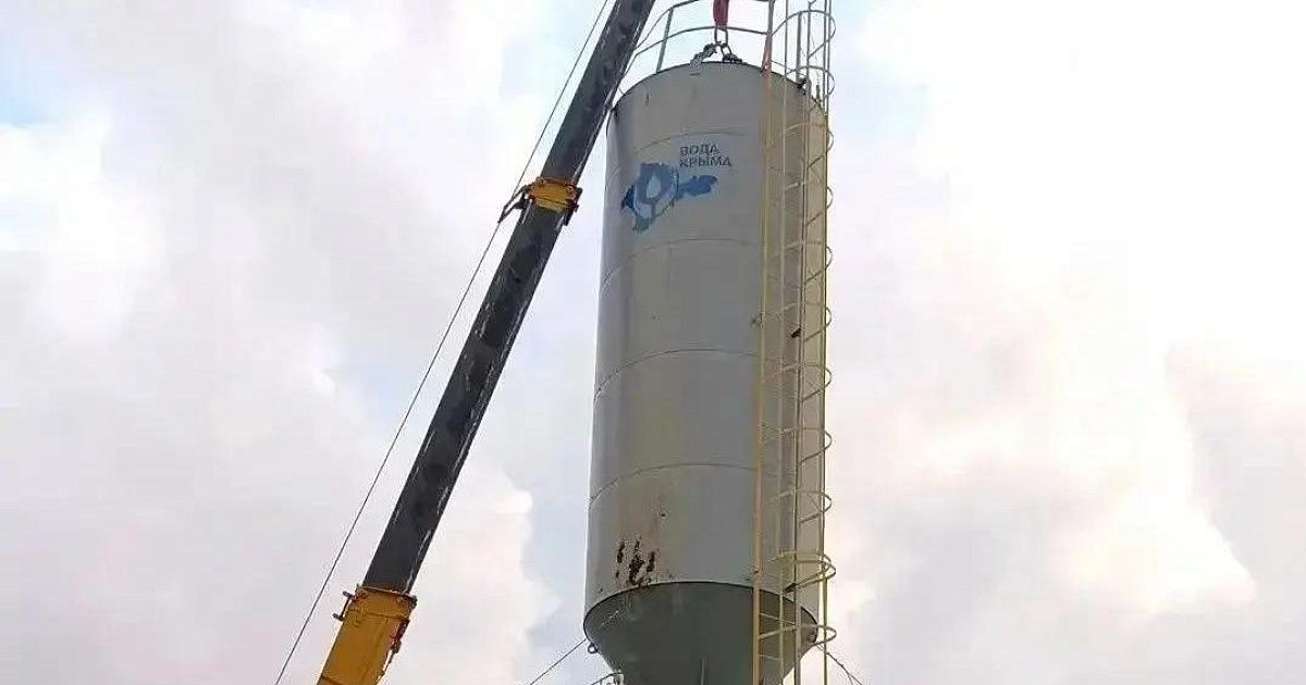 В Советском районе заработала новая водонапорная башня объёмом 50 кубометров
