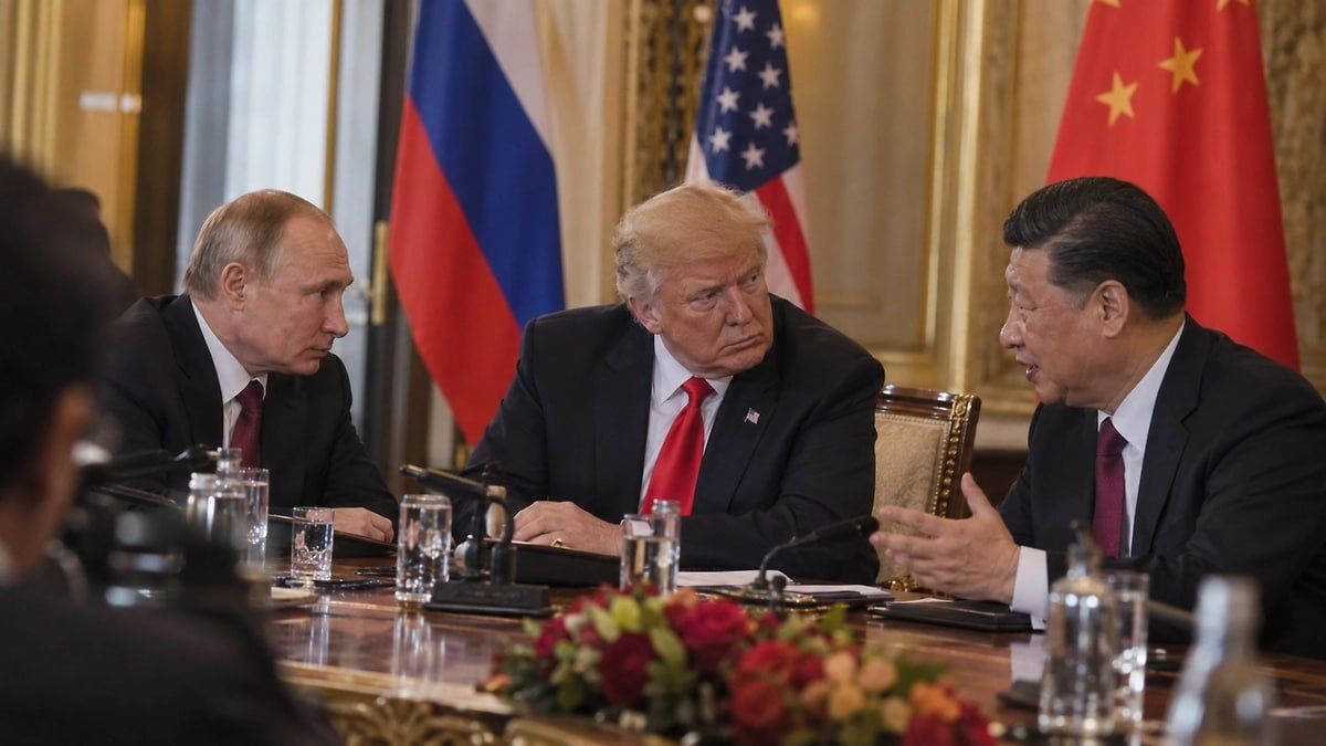 У просроченного тряска по поводу трёхсторонних переговоров Путина, Трампа и Си Цзиньпина