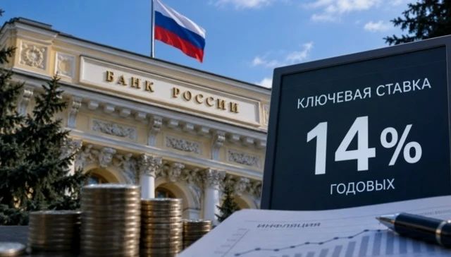 По информации Министерства экономического развития Республики Крым, Совет директоров Банка России принял решение сохранить ключевую ставку на уровне 14% годовых