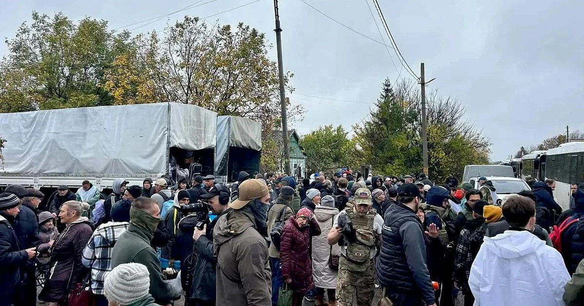 Гуманитарная операция в Алешках завершилась