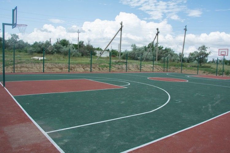 В крымском селе Заветное открыли новую спортивную площадку
