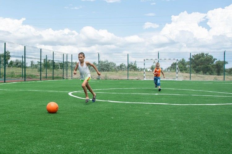 В крымском селе Заветное открыли новую спортивную площадку