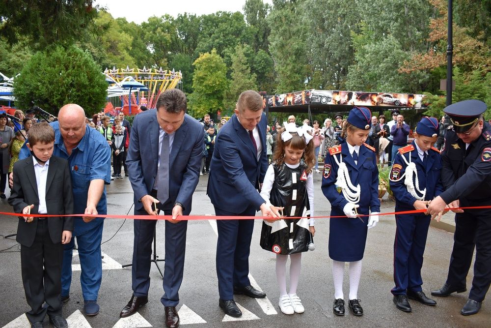 Обновленный детский автогородок открыли в Симферополе