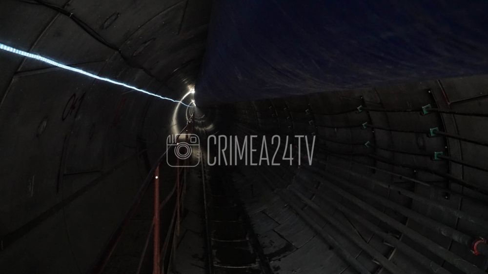 В Крыму активно реконструируют тоннельный водовод Южного берега Крыма
