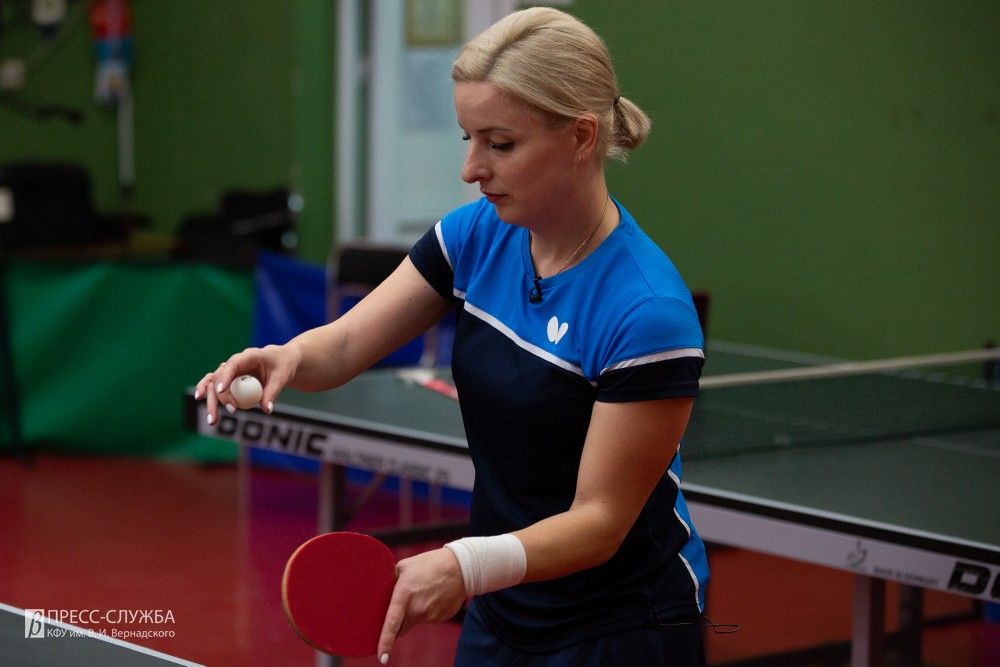 Студентка Крымского федерального университета стала чемпионкой России по настольному теннису