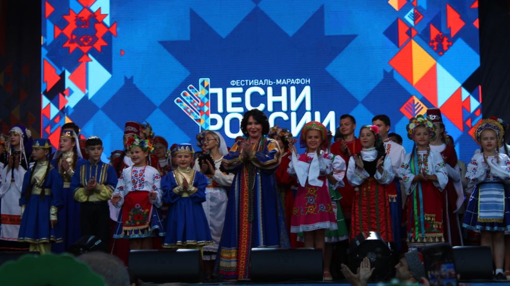 В Белогорске состоялся концерт в рамках Всероссийского фестиваля-марафона «Песни России»
