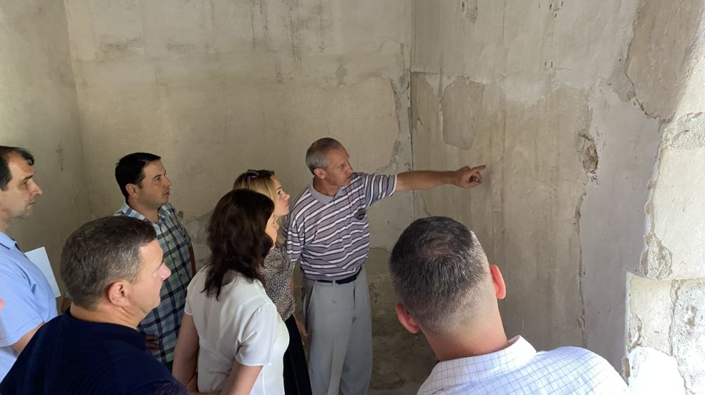 Татьяна Манежина посетила Бахчисарай, где осмотрела ход ремонтно-реставрационных работ по сохранению объектов культнаследия Ханского дворца