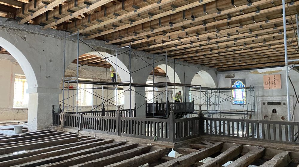 Татьяна Манежина посетила Бахчисарай, где осмотрела ход ремонтно-реставрационных работ по сохранению объектов культнаследия Ханского дворца