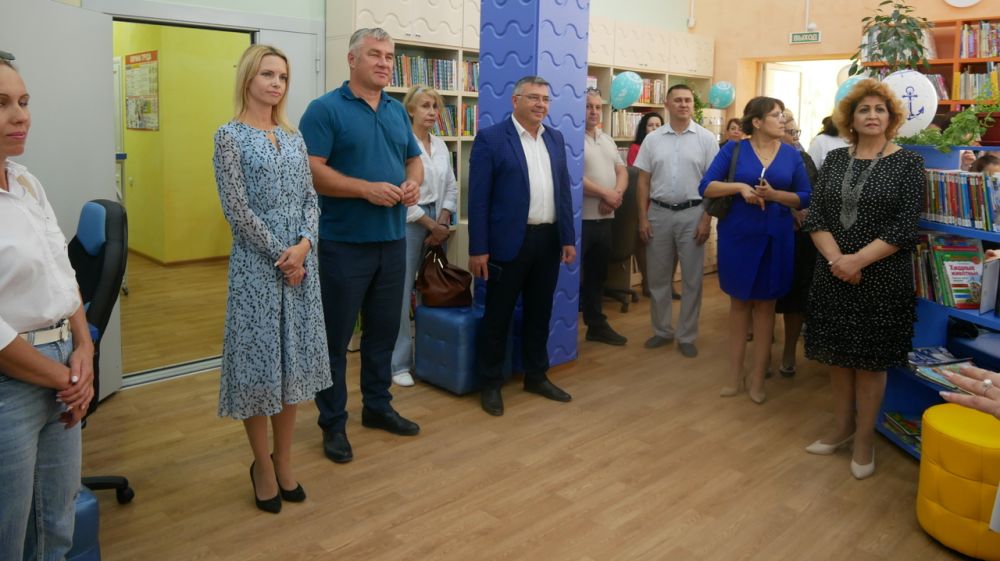 Состоялось открытие детской модельной библиотеки в пгт. Черноморское