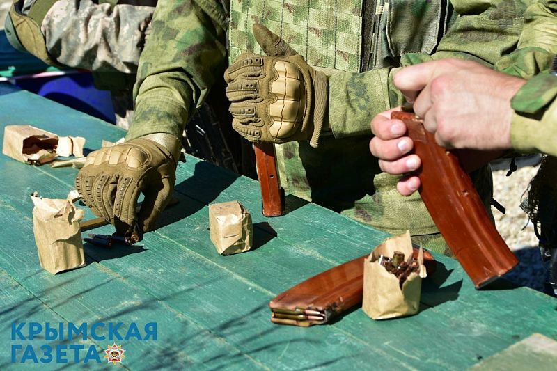 В одной из воинских частей Крыма мобилизованные готовятся к будущим задачам в зоне СВО