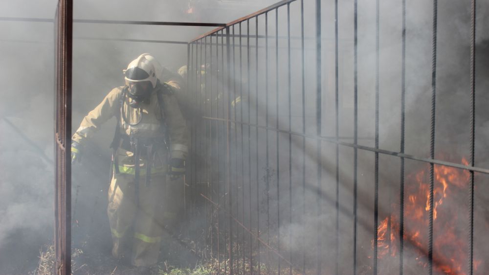 В ГКУ РК «Пожарная охрана Республики Крым» готовят специалистов газодымозащитной службы
