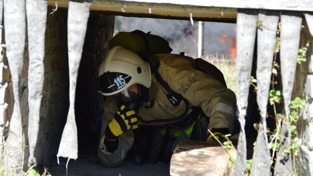 В ГКУ РК «Пожарная охрана Республики Крым» готовят специалистов газодымозащитной службы