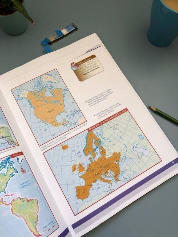 В учебниках Испании появилась карта России с Херсоном, Запорожьем и ЛДНР