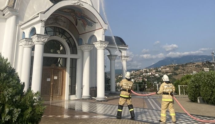 Пожар в алуште сегодня